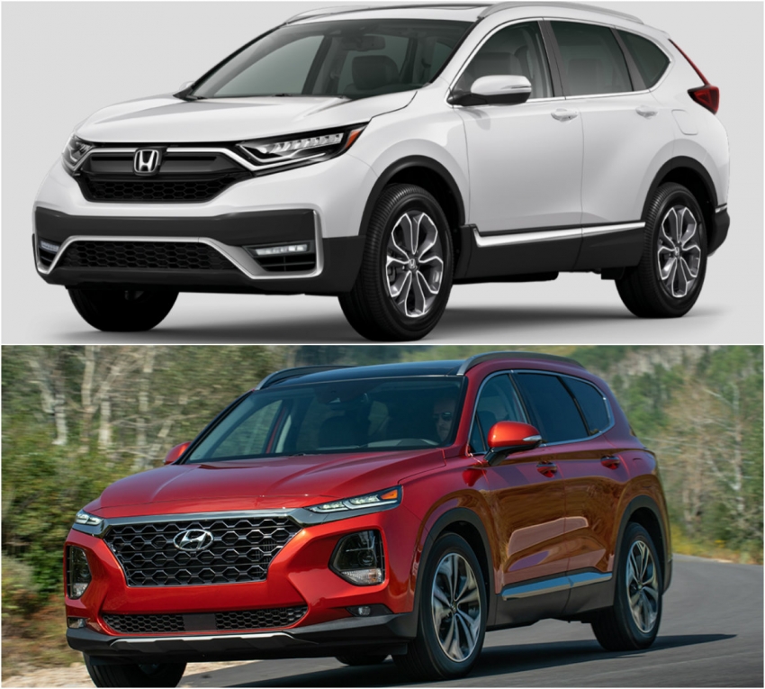 So sánh Honda CR-V và Hyundai SantaFe: Gần 1 tỷ mua xe nào?